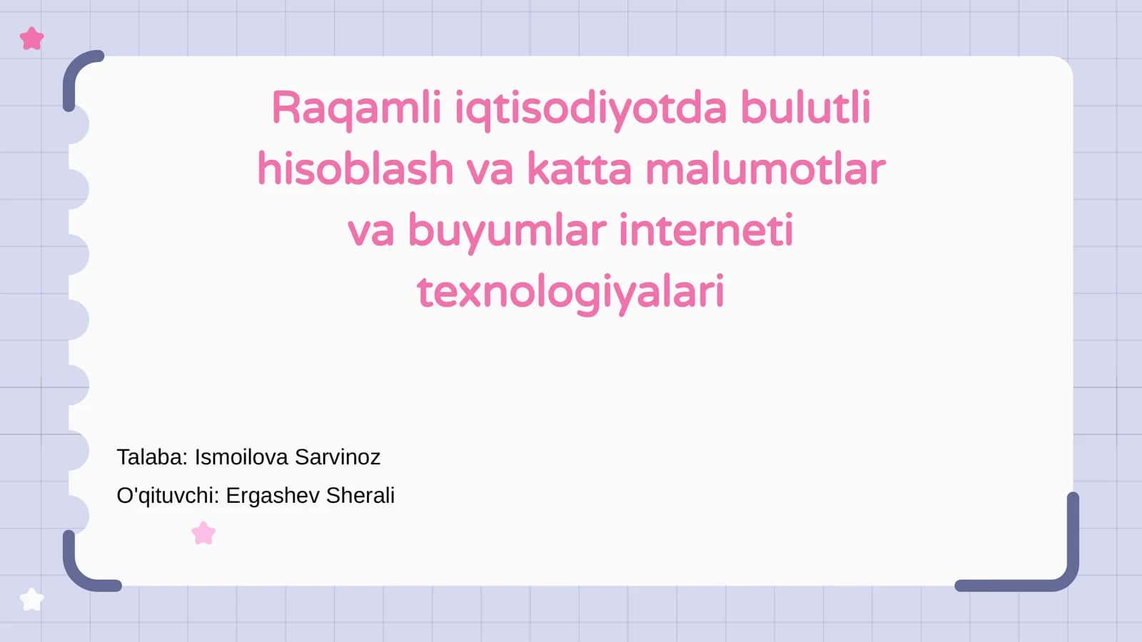Raqamli Iqtisodiyot va Innovatsiyalar 1