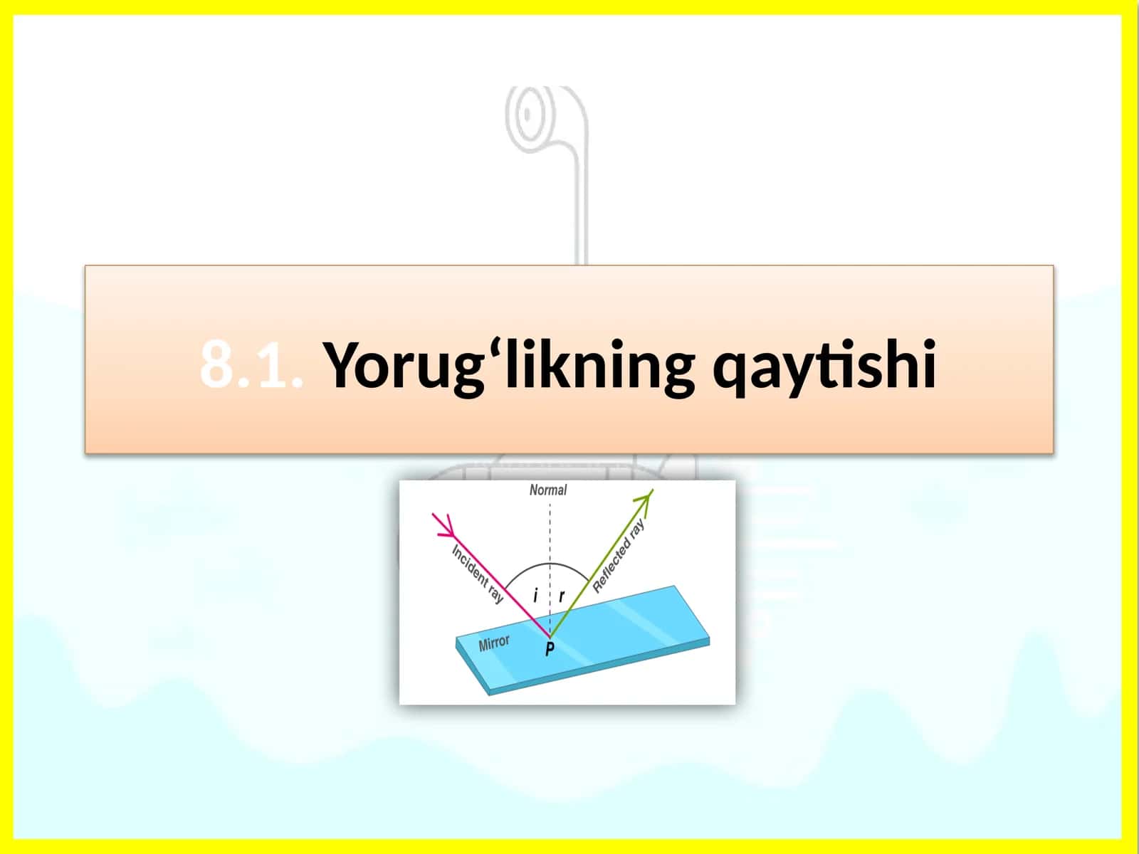 8.1. Yorug‘likningqaytishi 1