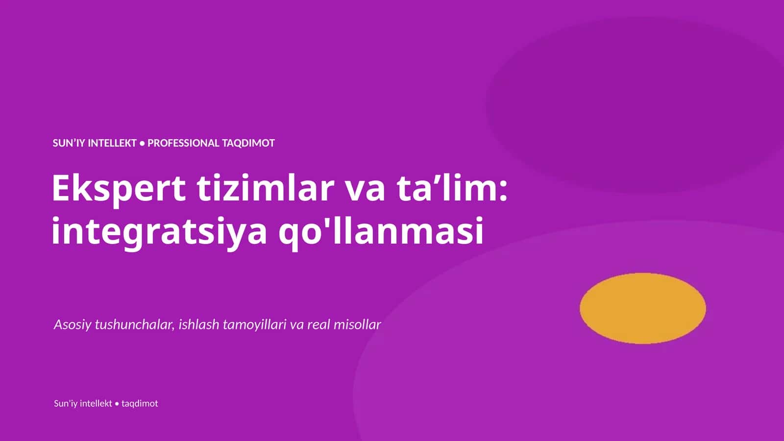 SUN’IY INTELLEKT PROFESSIONAL TAQDIMOT 1