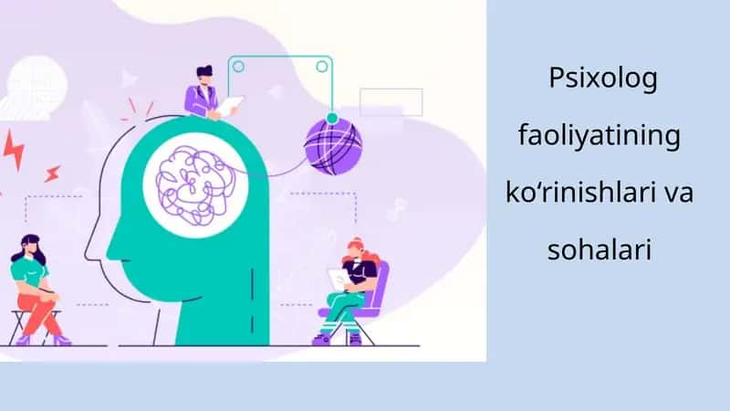 Psixolog faoliyatining ko‘rinishlari va sohalari 1