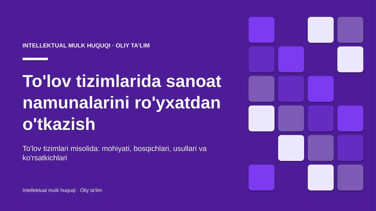 to'lov tizimlarida sanoat namunalarini ro'yxatdan o'tkazish 2294 1