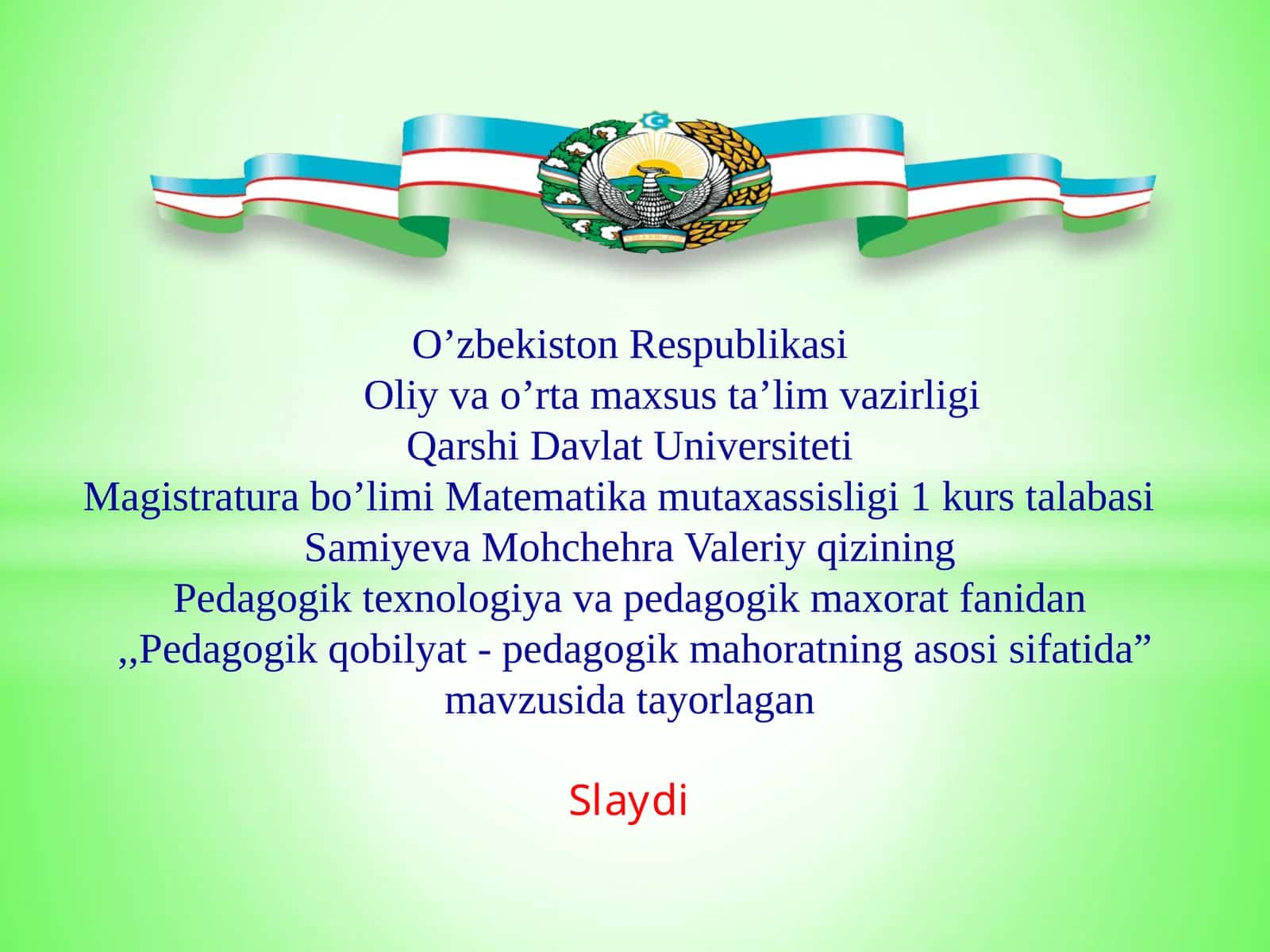 Pedagogikqobilyat–pedagogikmahoratningasosisifatida 1