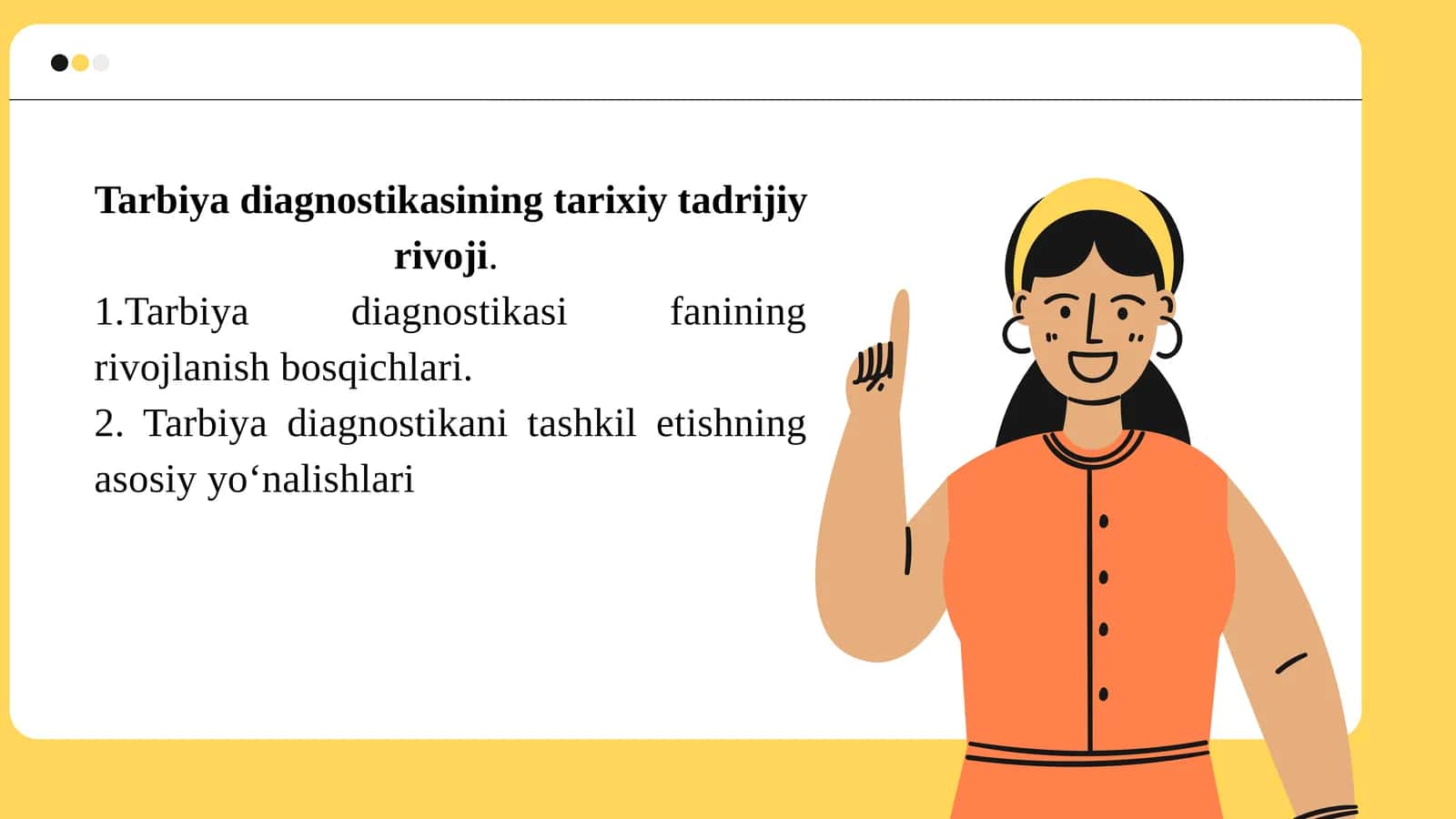 Tarbiya Diagnostikasi Fanining Rivojlanish Bosqichlari 1