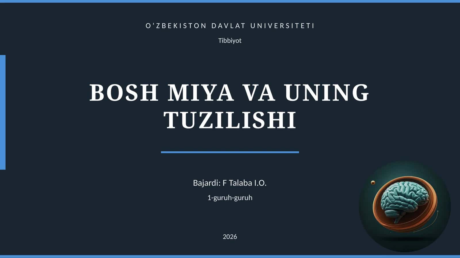 BOSH MIYA VA UNING TUZILISHI 1