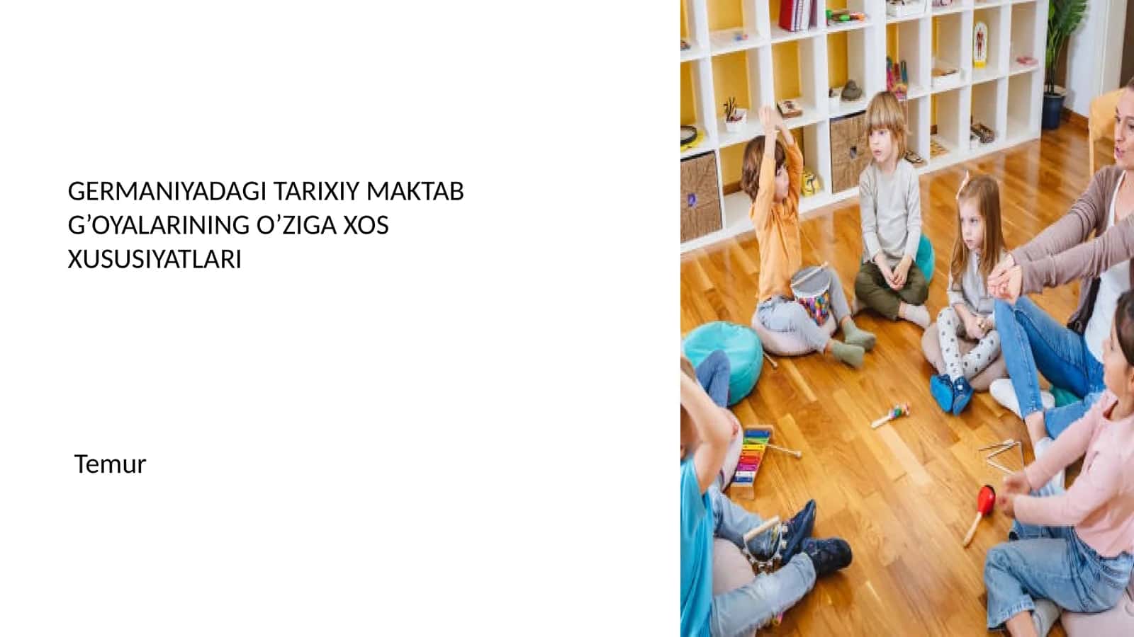 Germaniyadagi Tarixiy Maktab G’oyalarining O’ziga Xos Xususiyatlari 1