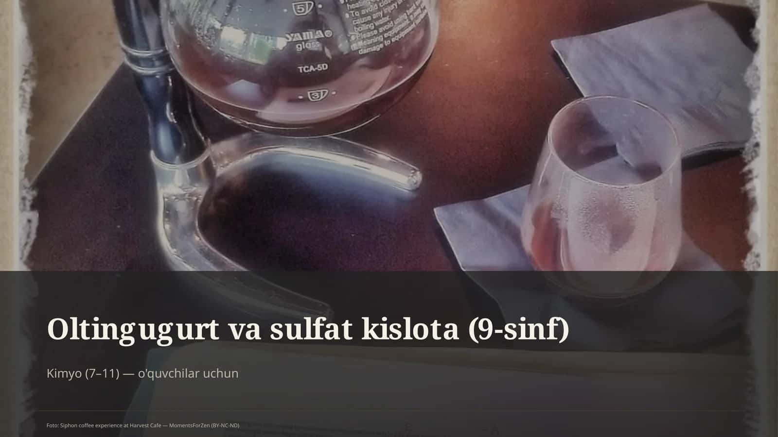 Oltingugurt va sulfat kislota (9-sinf) 1