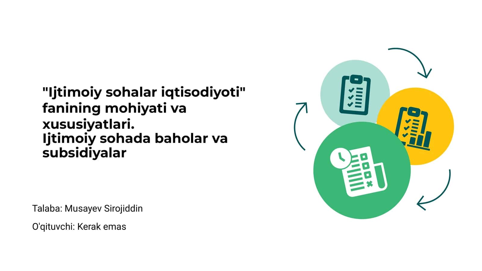Ijtimoiy sohalar iqtisodiyoti 1