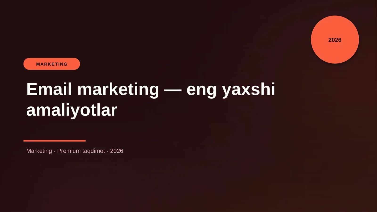 Email marketing — eng yaxshi amaliyotlar 1