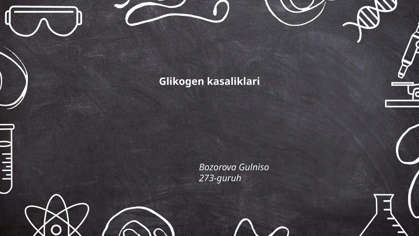 Glikogen kasaliklari 1