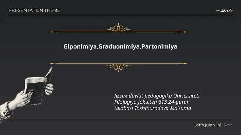 Giponimiya,Graduonimiya,Partonimiya 1