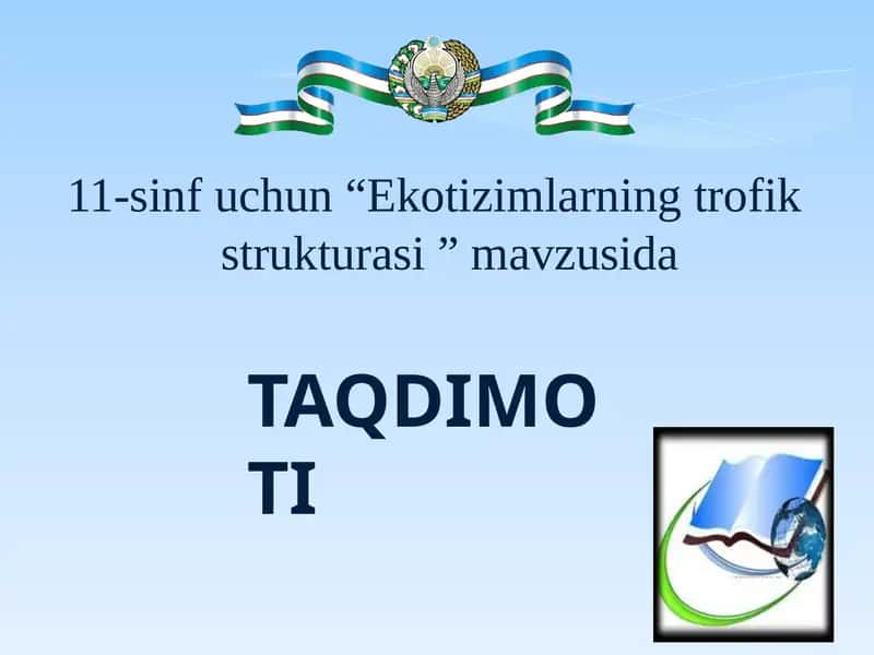 Ekotizimlarning trofik strukturasi 1