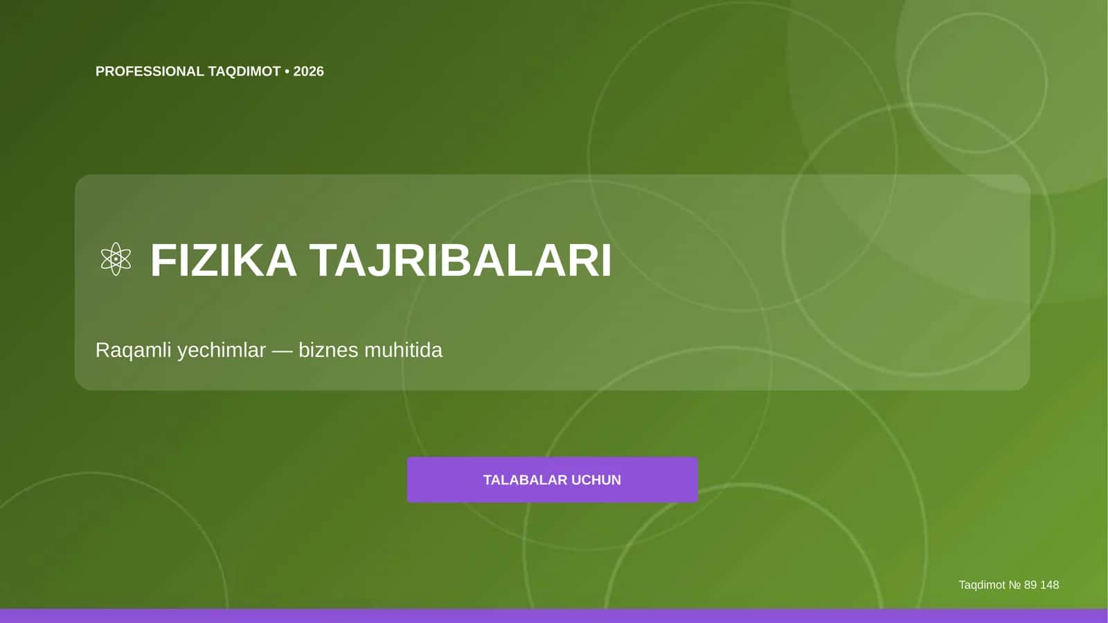 Fizika Tajribalari 1