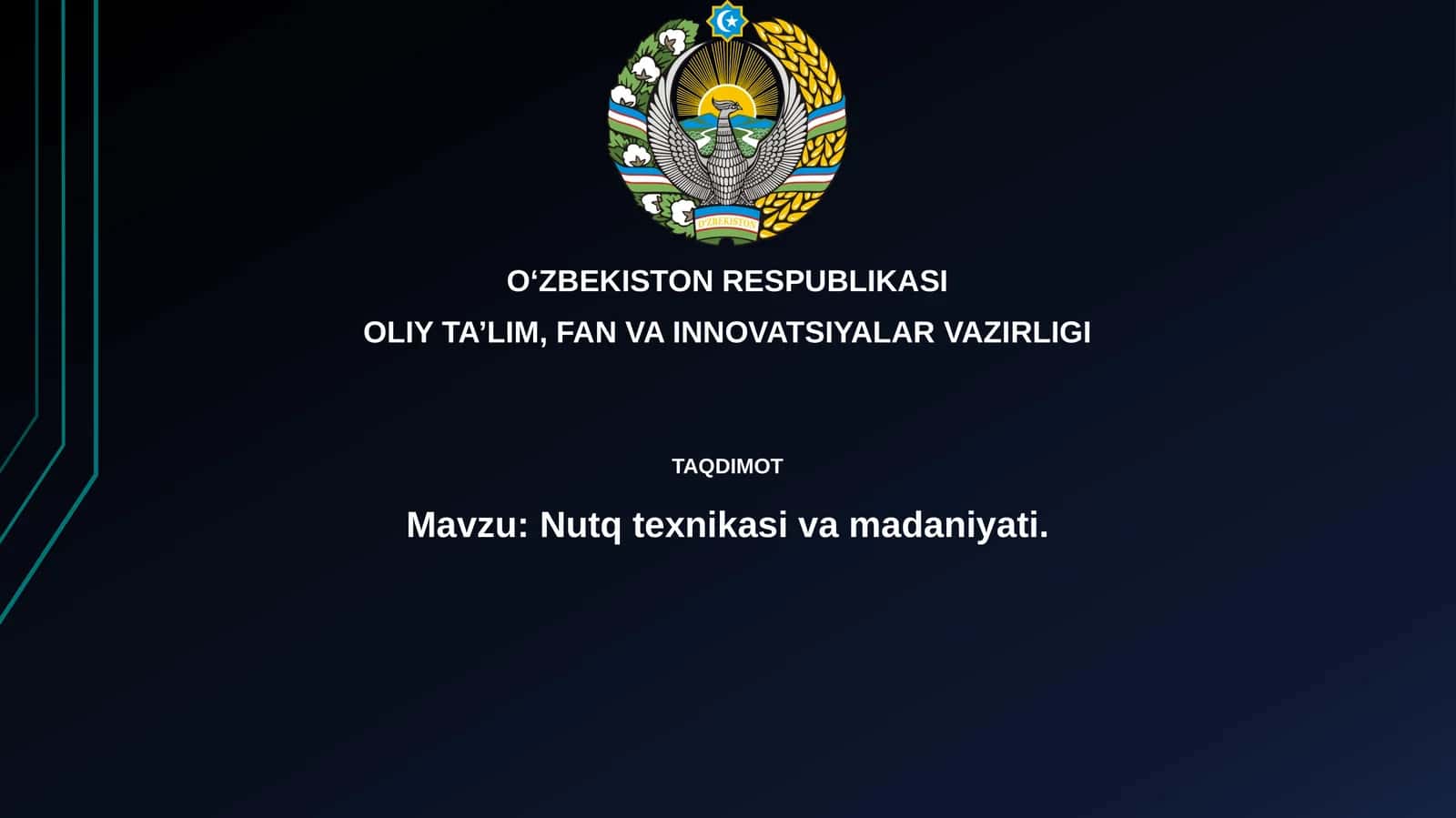 Nutqtexnikasivamadaniyati 1
