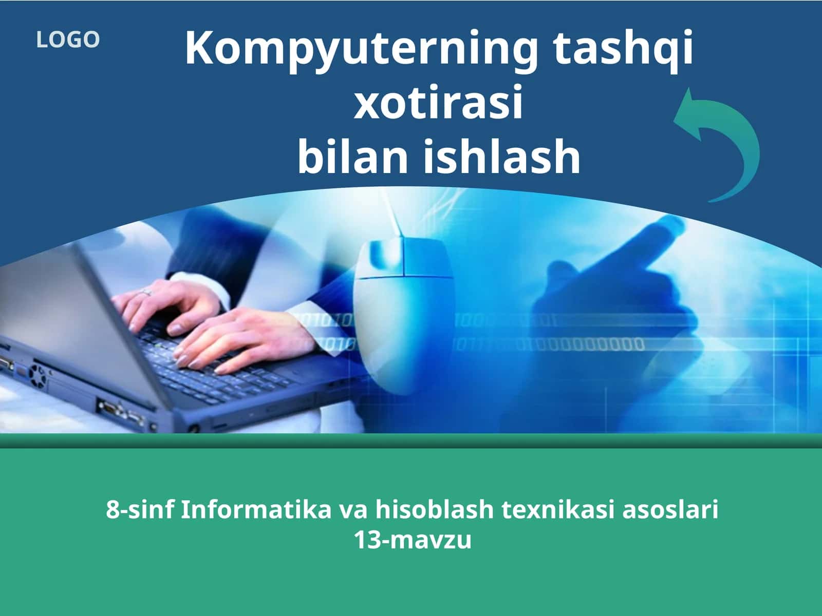 8-sinf Informatika Kompyuterning tashqi xotirasi bilan ishlash 1