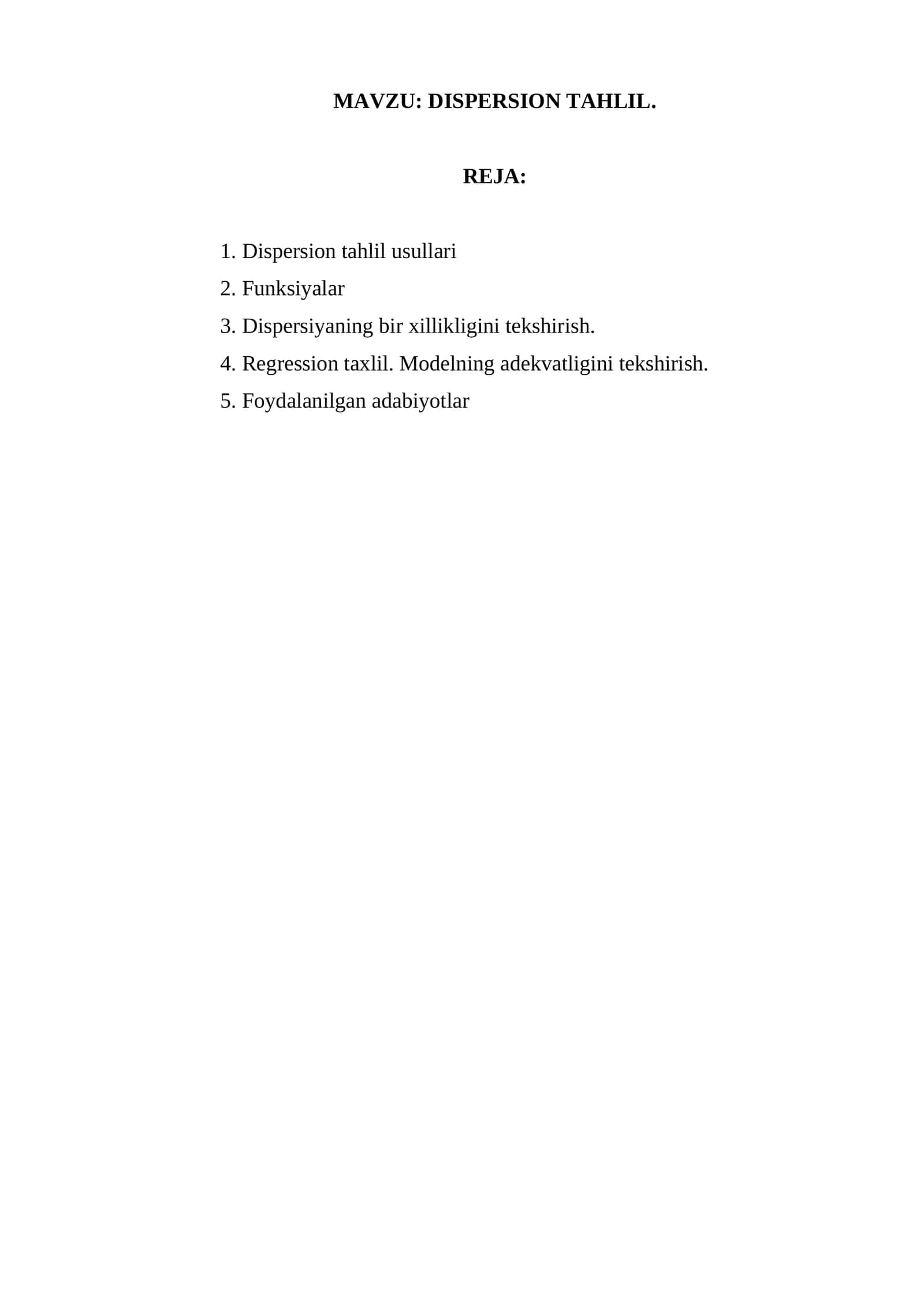 DISPERSION TAHLIL 1