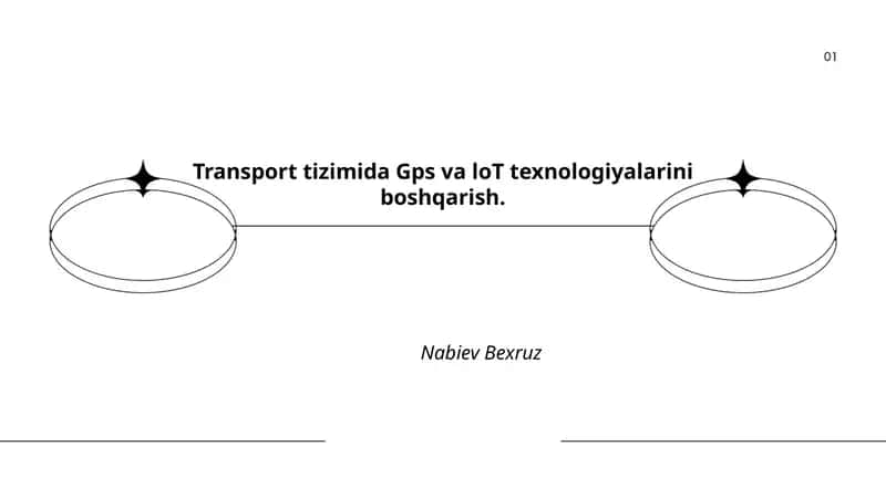 Avtotransport parkini GPS va IoT orqali boshqarish 1