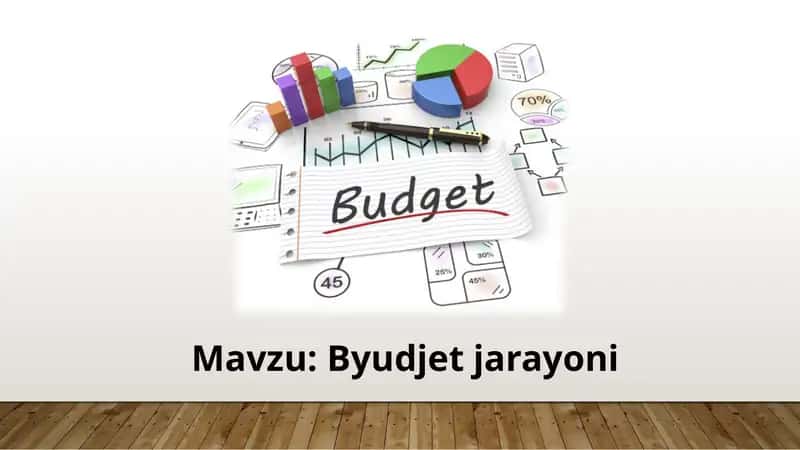 Byudjet jarayoni. 1