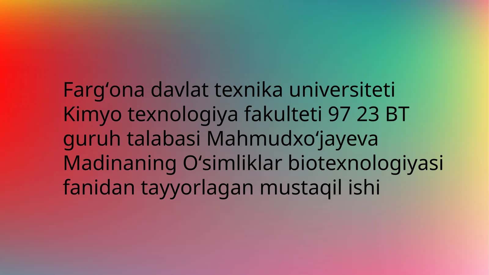 Oʻsimliklar biotexnologiyasi 1