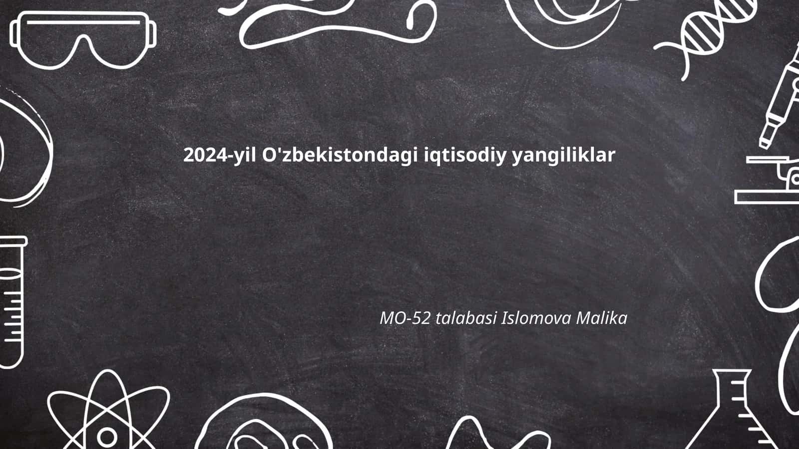 2024-yil O'zbekistondagi iqtisodiy yangiliklar 1