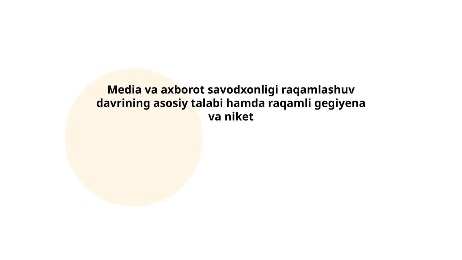 Media va axborot savodxonligining mohiyati 1