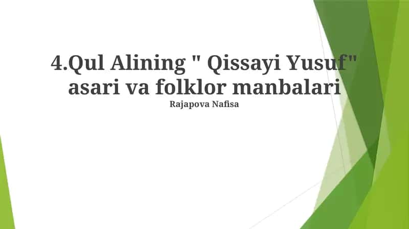Qissayi Yusuf 1