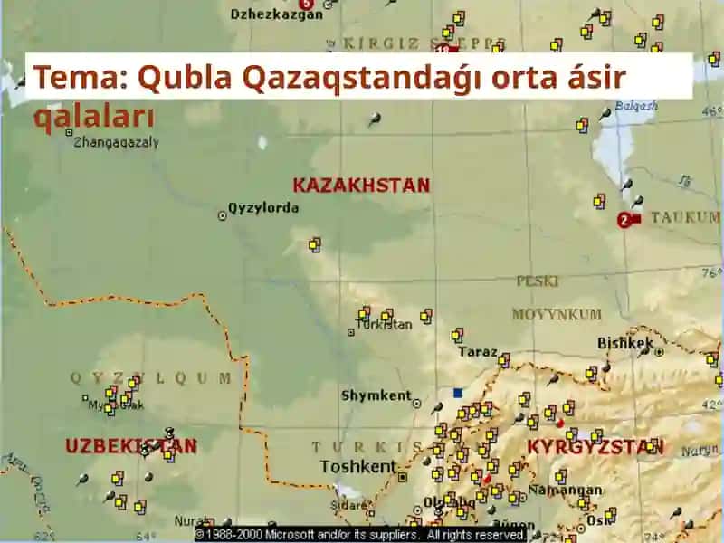 Qubla Qazaqstandaǵı ortaásirqalaları