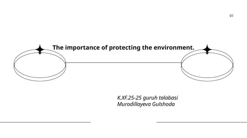 The importance of protecting the environment 1