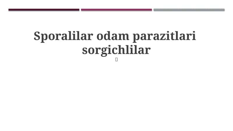 Parazitlar 1