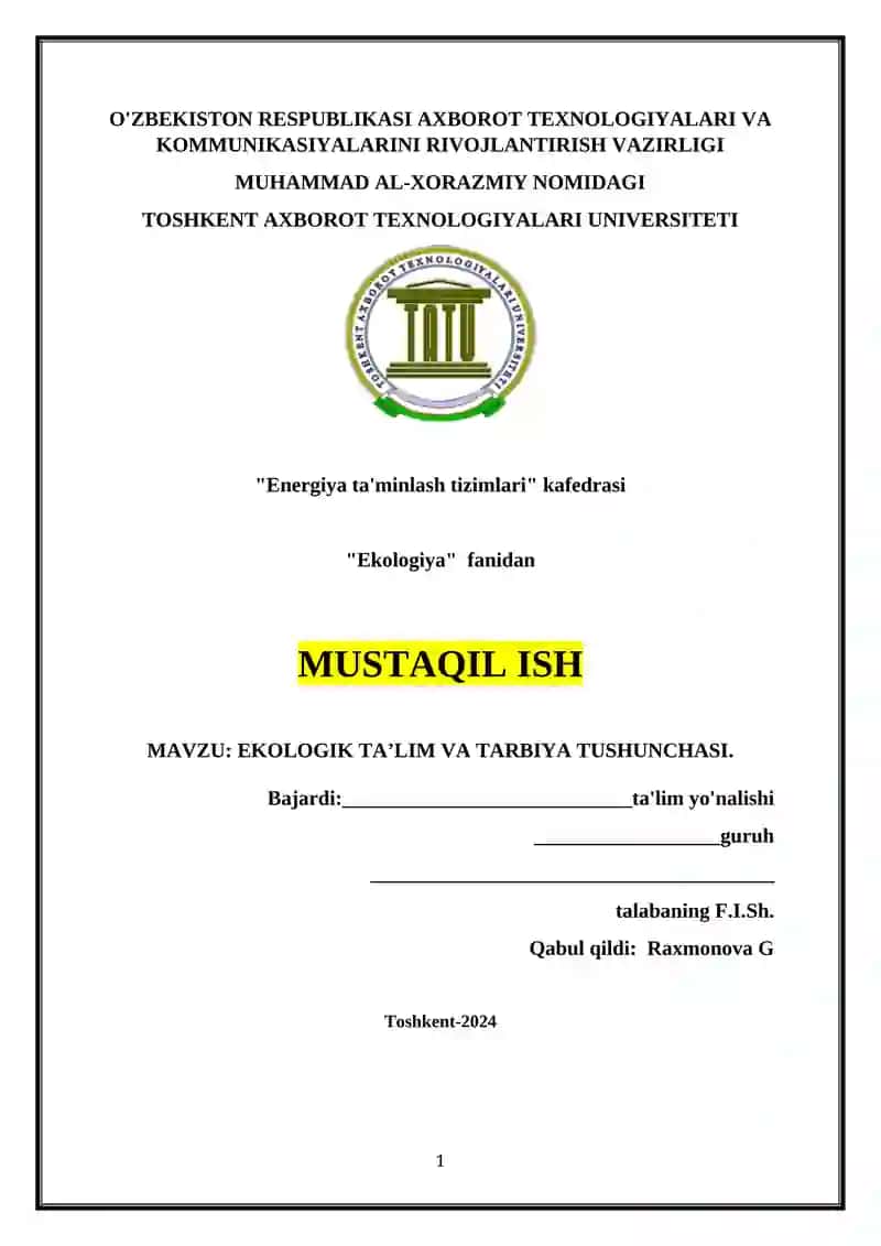 Ekologik Ta'lim
