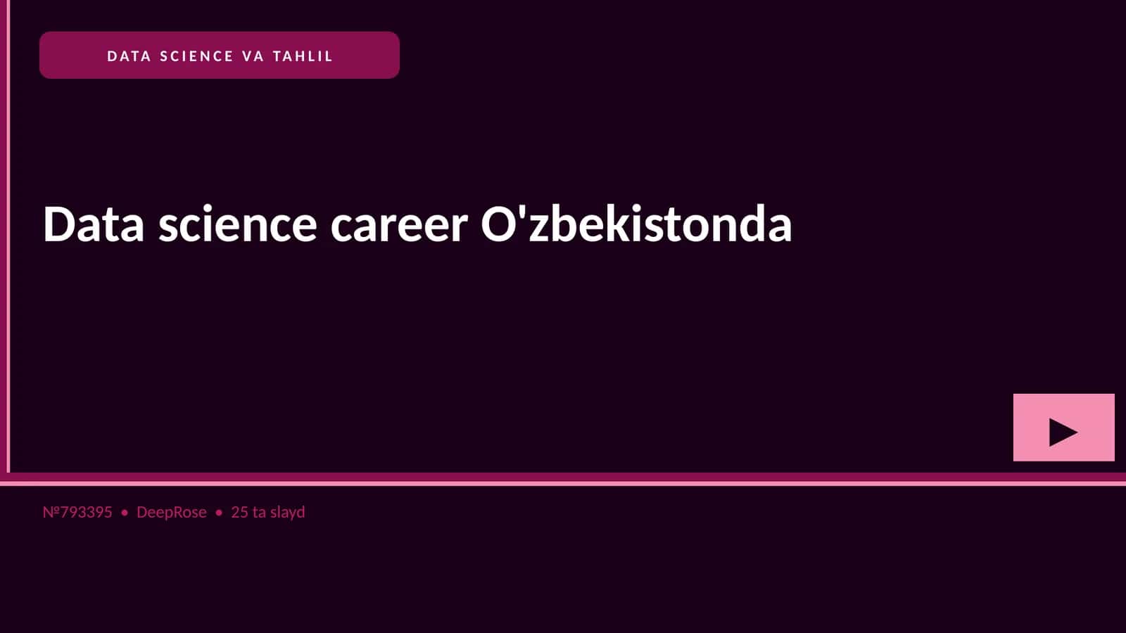 DATA SCIENCE VA TAHLIL 1