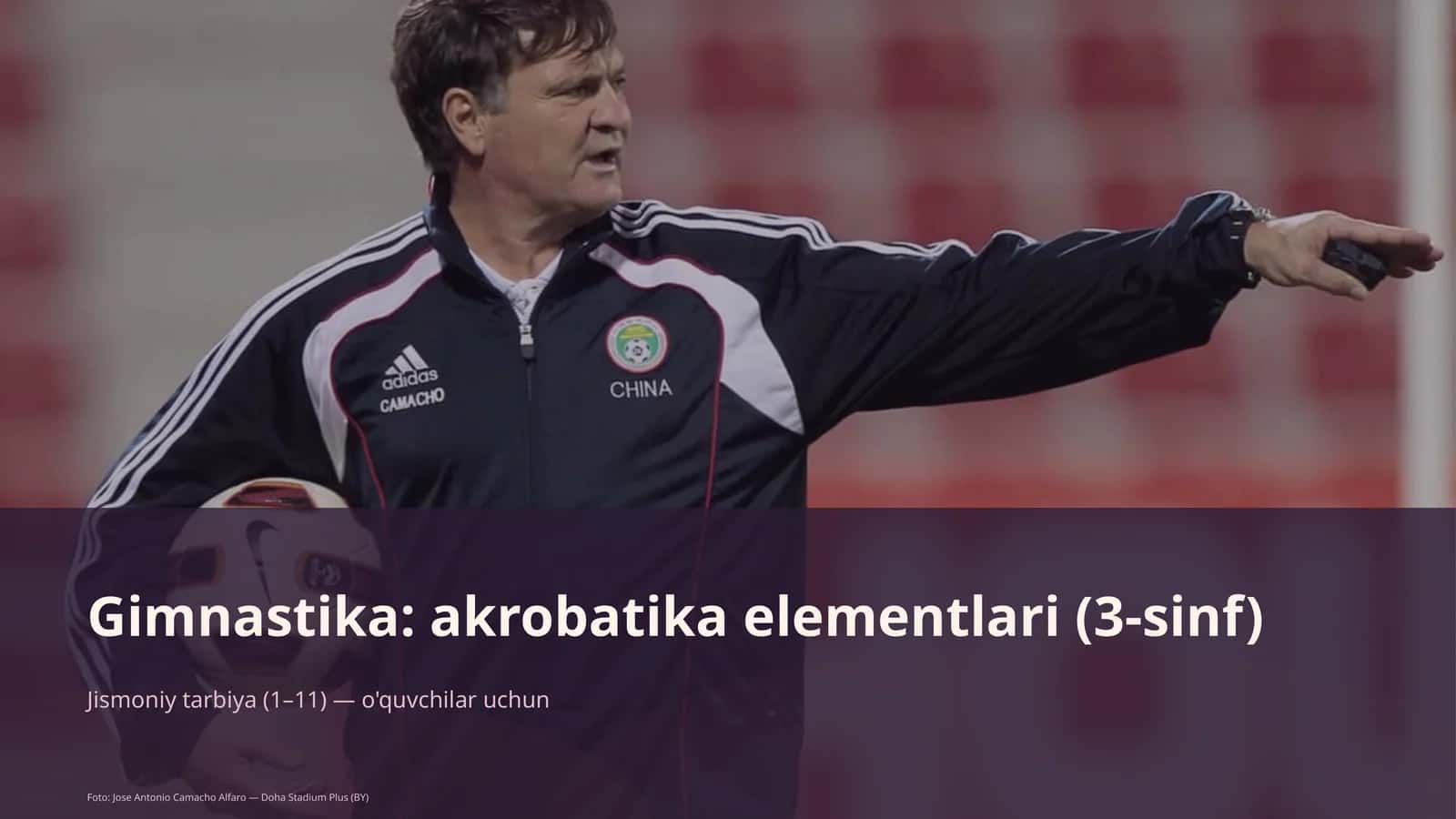 Gimnastika: akrobatika elementlari (3-sinf) 1
