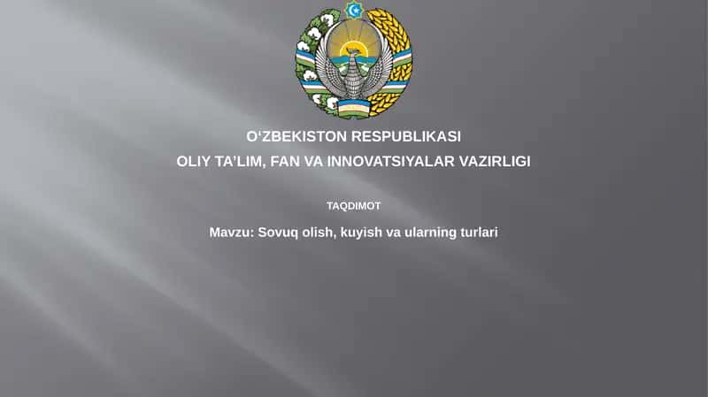 Sovuqolish, kuyish va ularning turlari 1