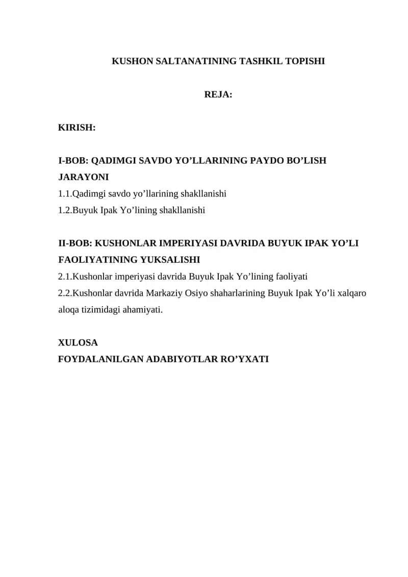 Kushon Saltanating Tashkil Topishi 1