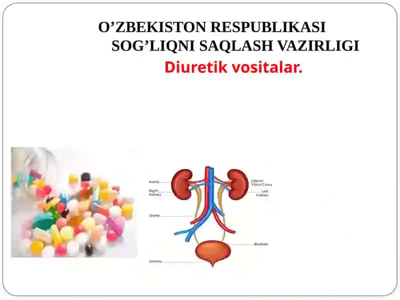 Diuretik vositalar.