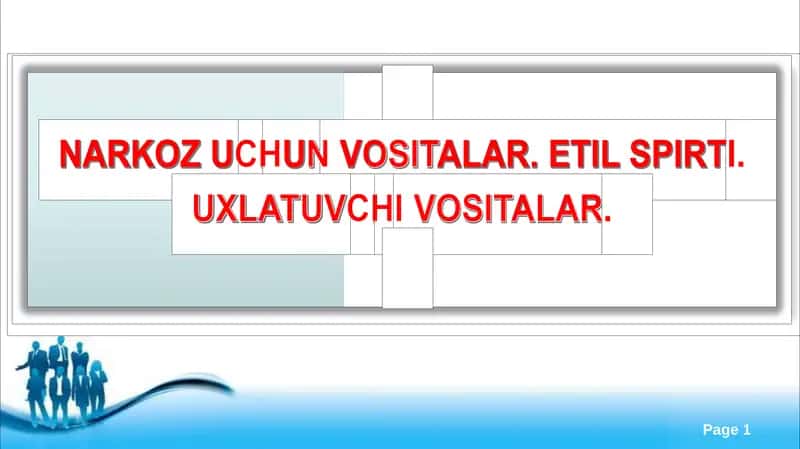 NARKOZ UCHUN QO'LLAN/LAD/GAN VOS/TALAR 1