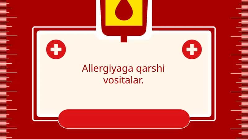 Allergiyaga qarshi vositalar 1