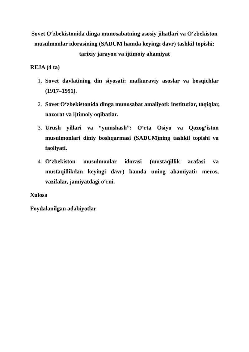 O‘zbekiston musulmonlar idorasi 1