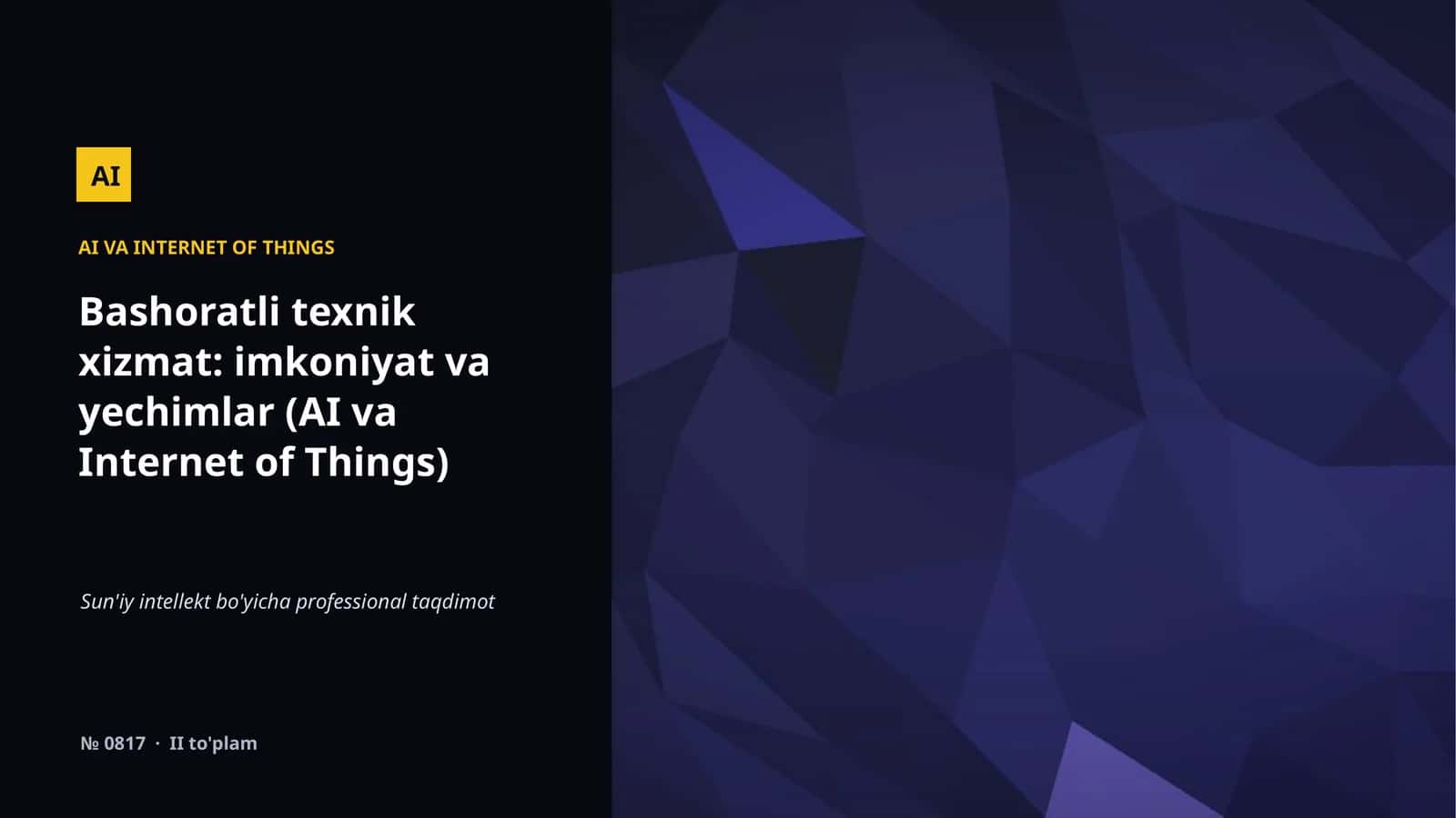 AI VA INTERNET OF THINGS 1