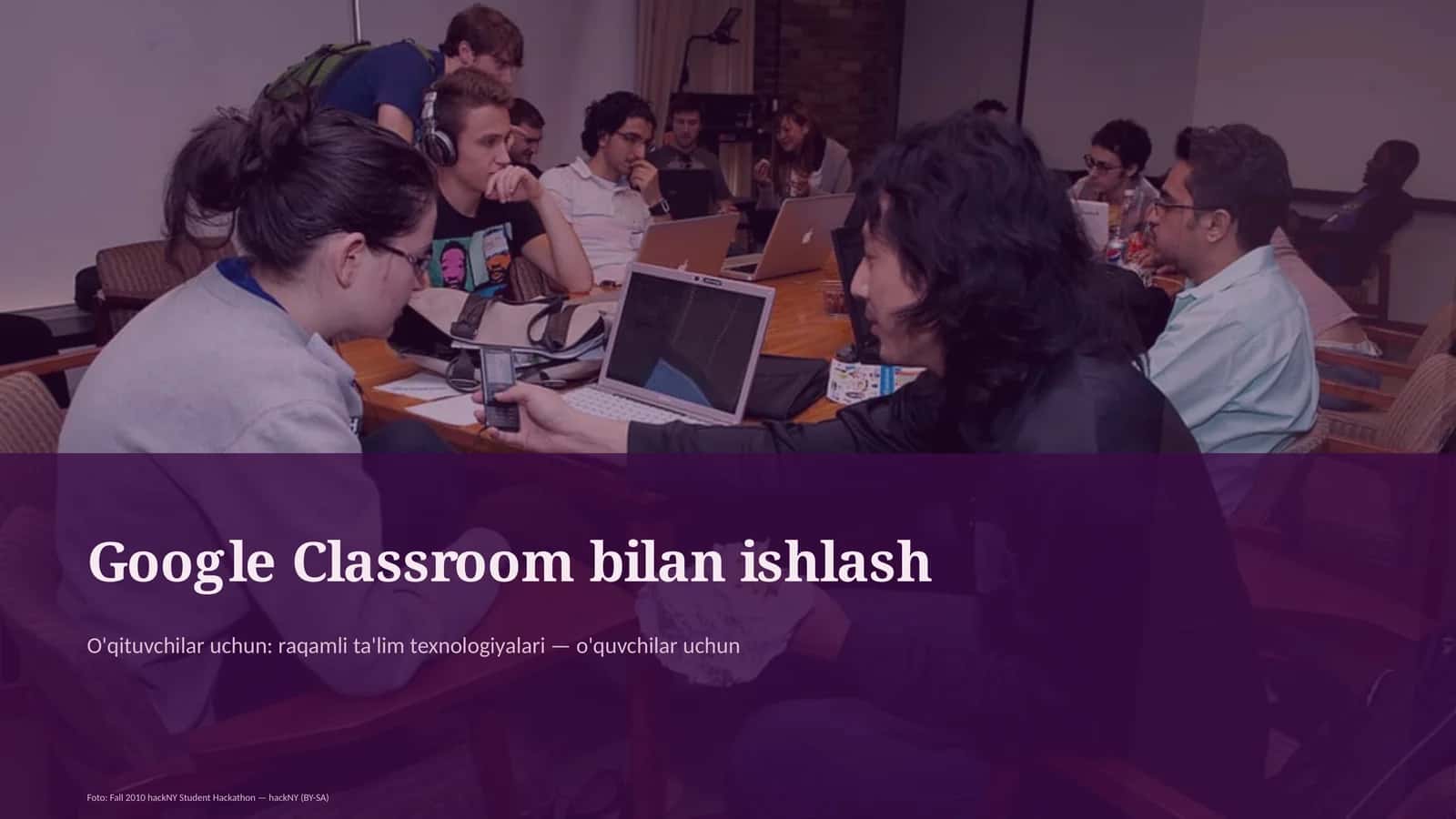 Google Classroom bilan ishlash 1