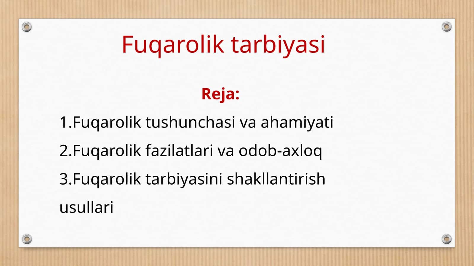 Fuqaroliktarbiyasi 1