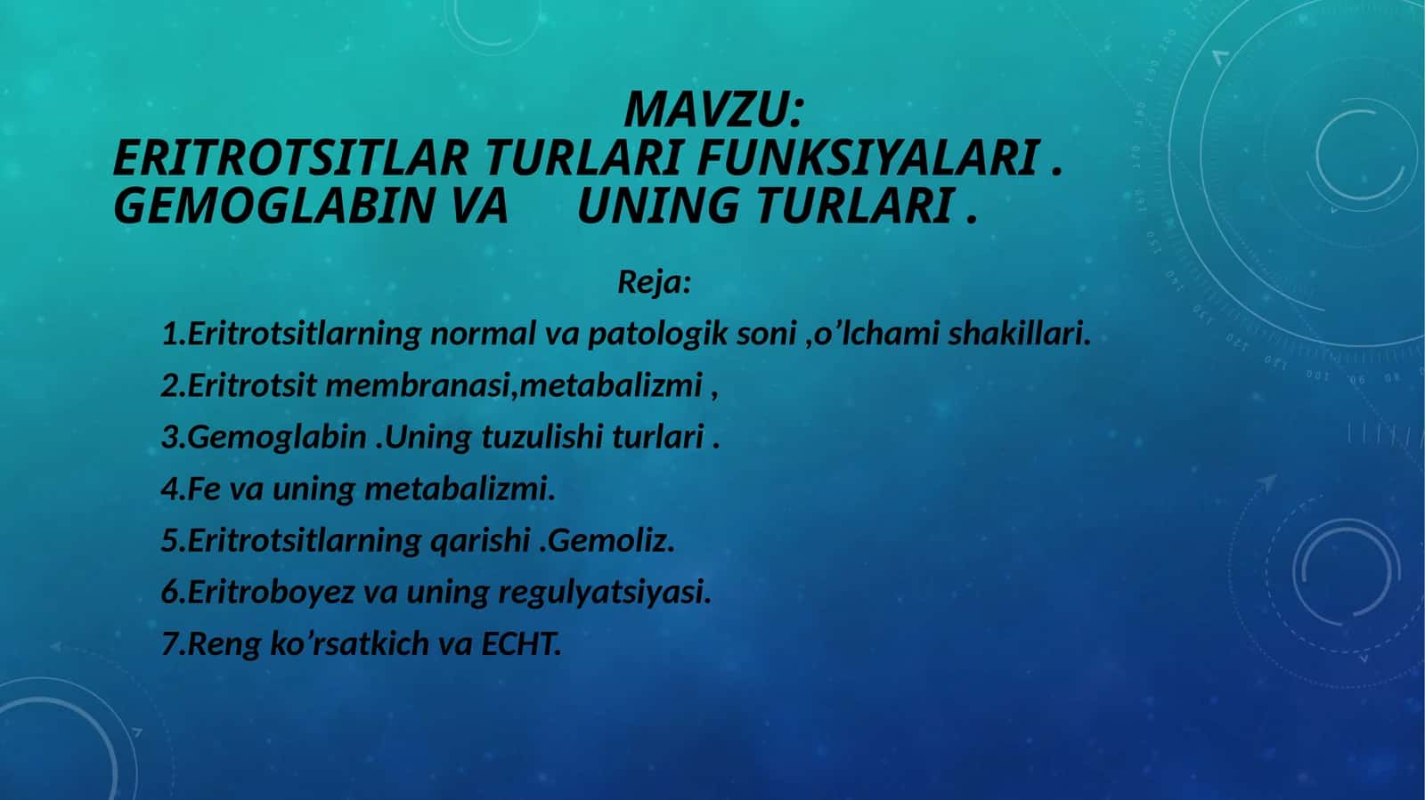 eritrotsitlar turlari va funksiyalari 1