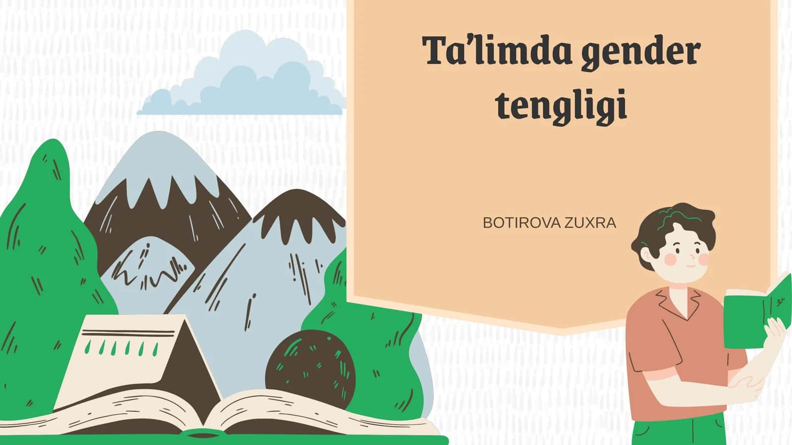 Gender tengligi taʼlim sohasida 1