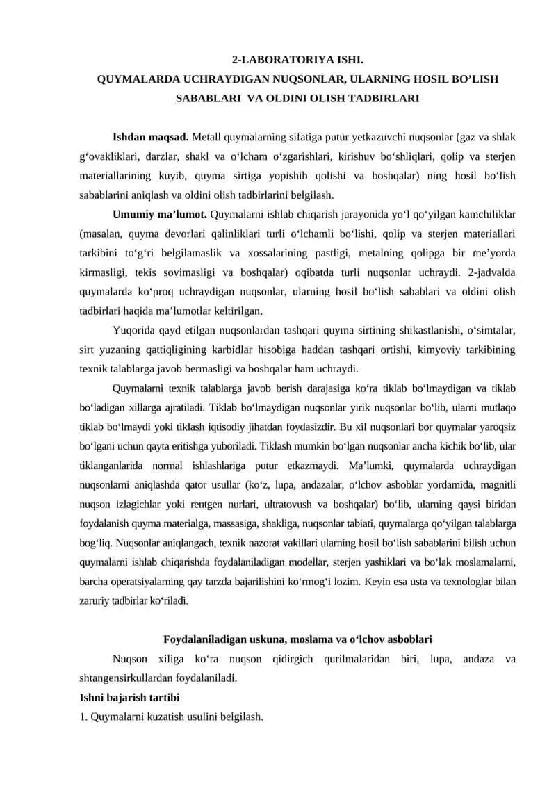 2-LABORATORIYA ISHI 1