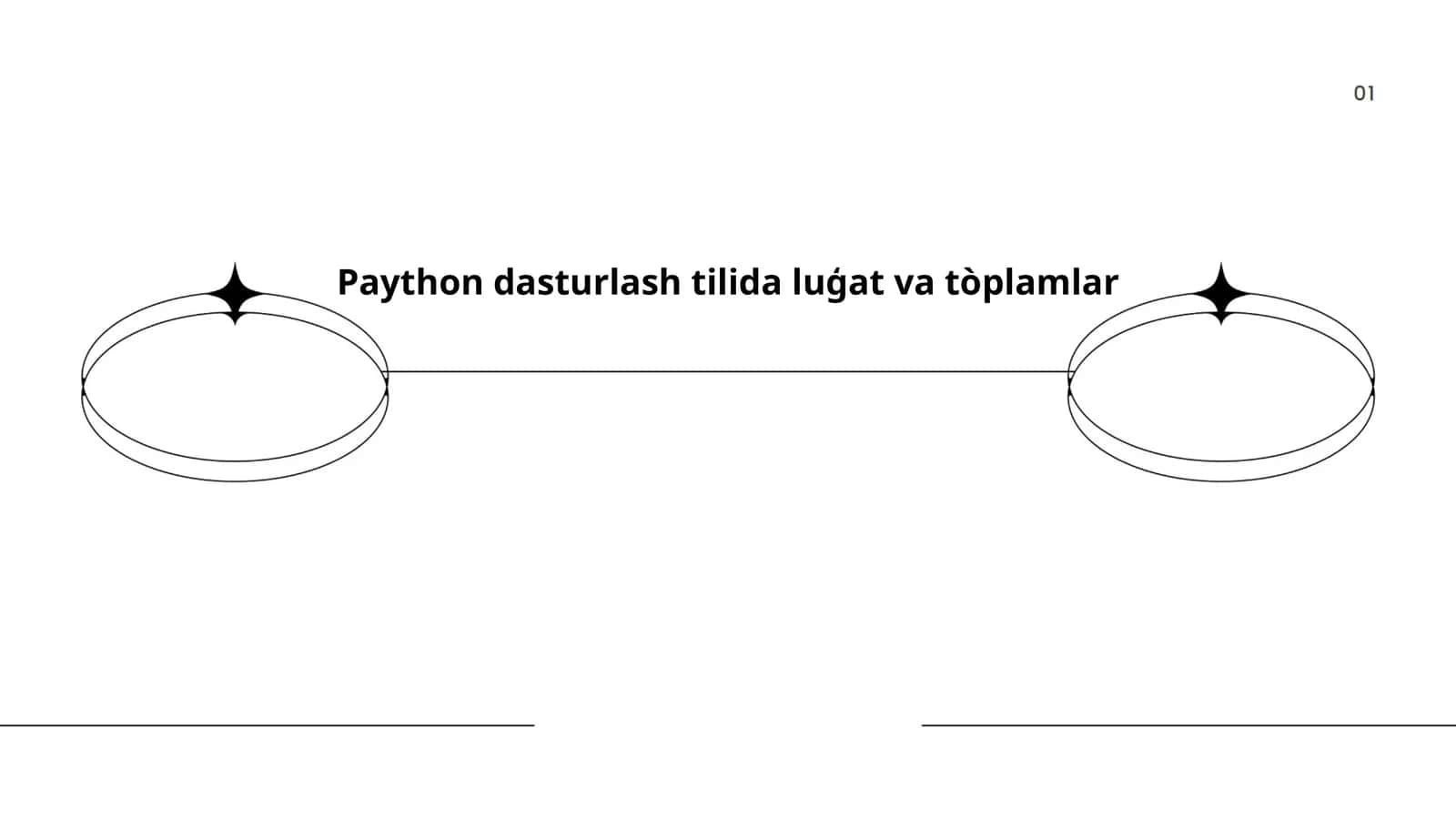 Paython dasturlash tilida luģat va tòplamlar 1