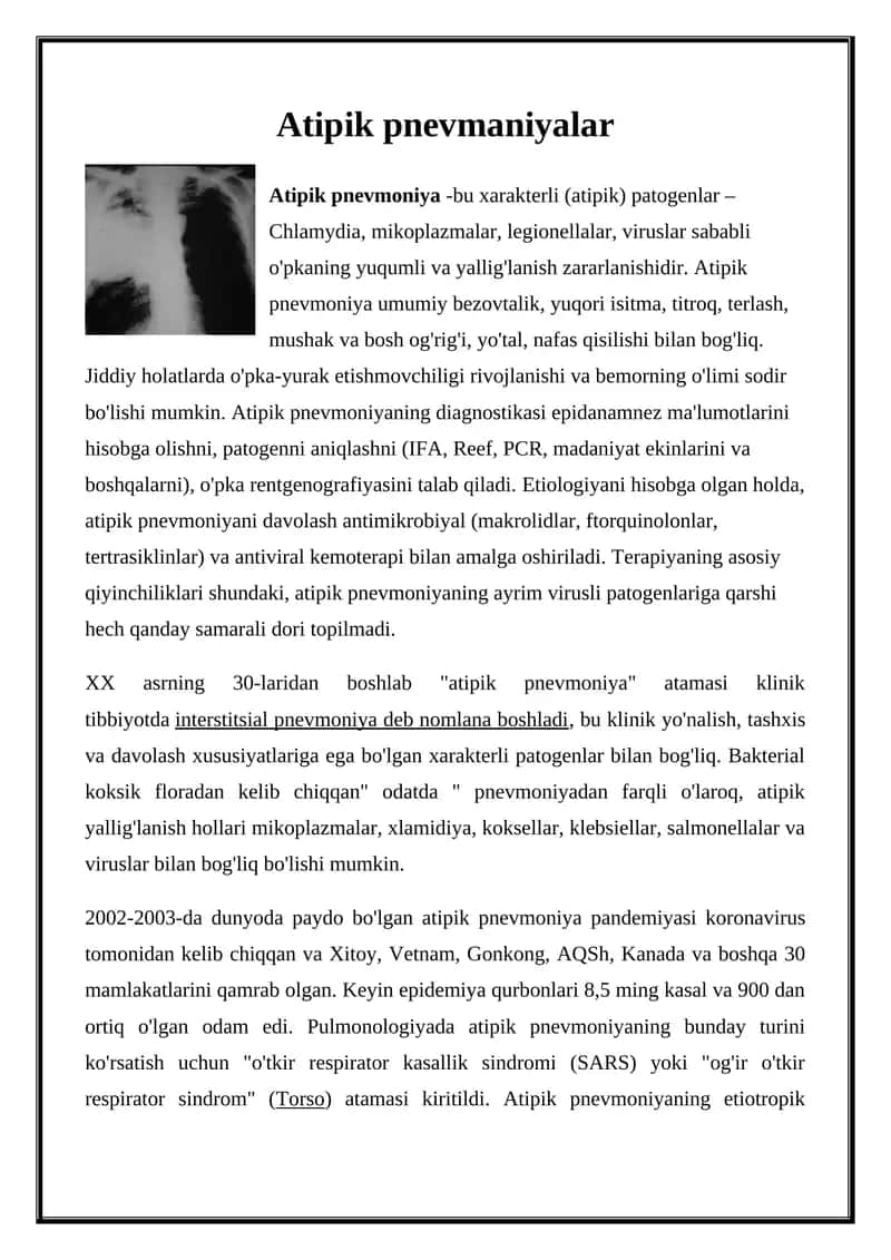 Atipik pnevmaniyalar 1