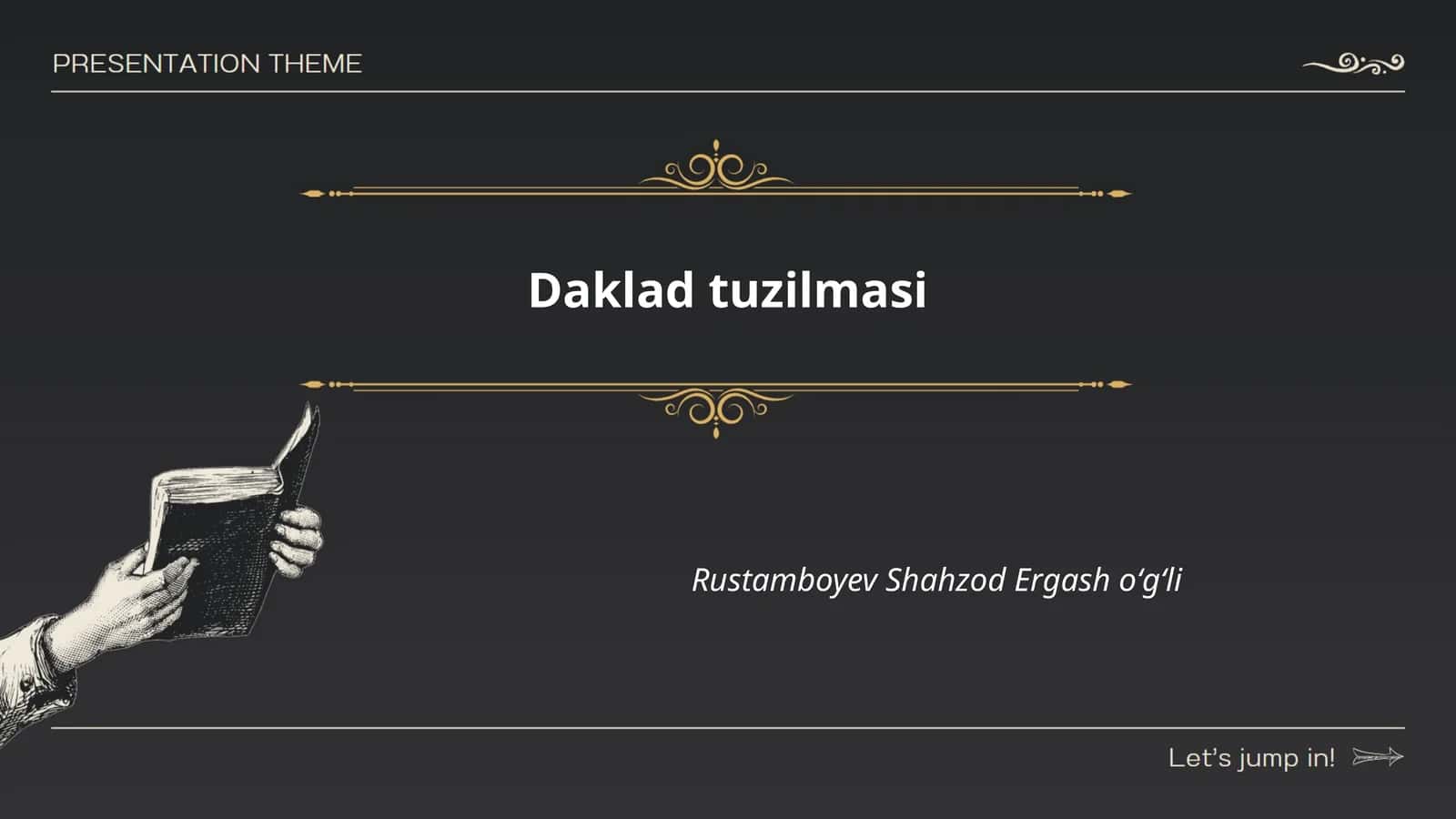 Daklad tuzilmasi 1