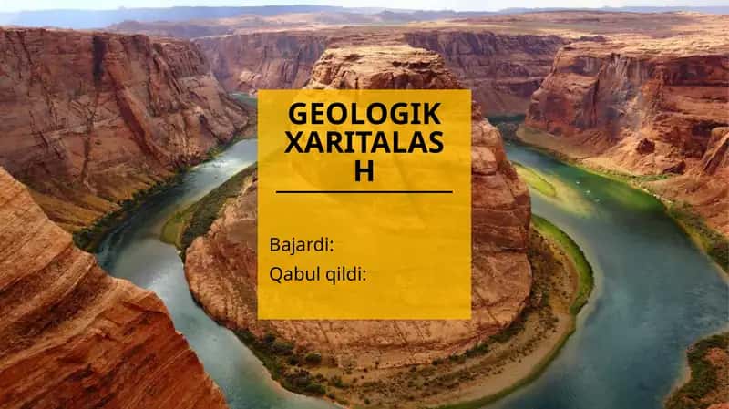 Geologik Xaritalash 1