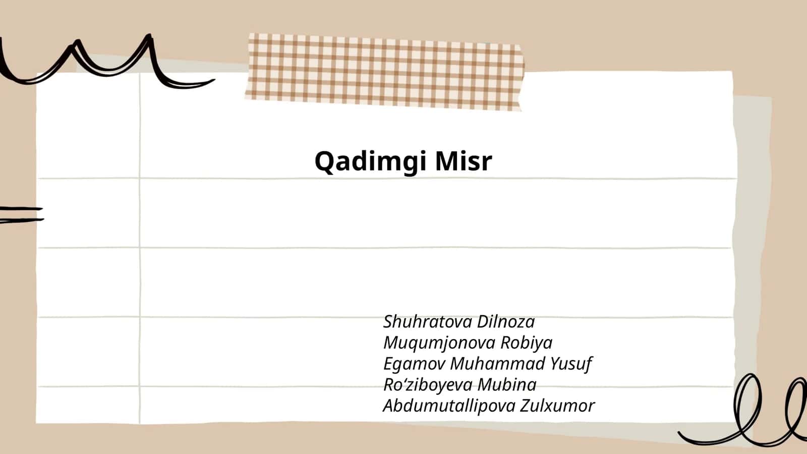 Qadimgi Misr 1