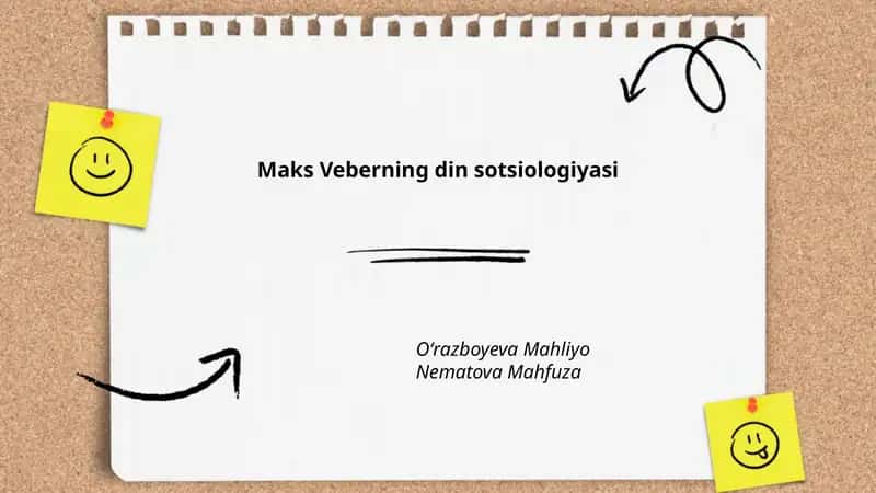 Maks Veberning din sotsiologiyasi 1
