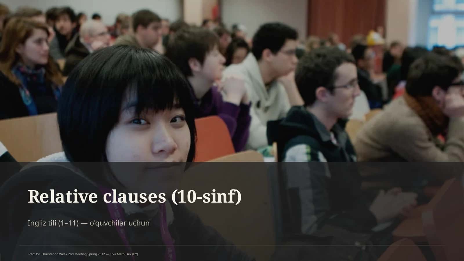 Relative clauses (10-sinf) 1